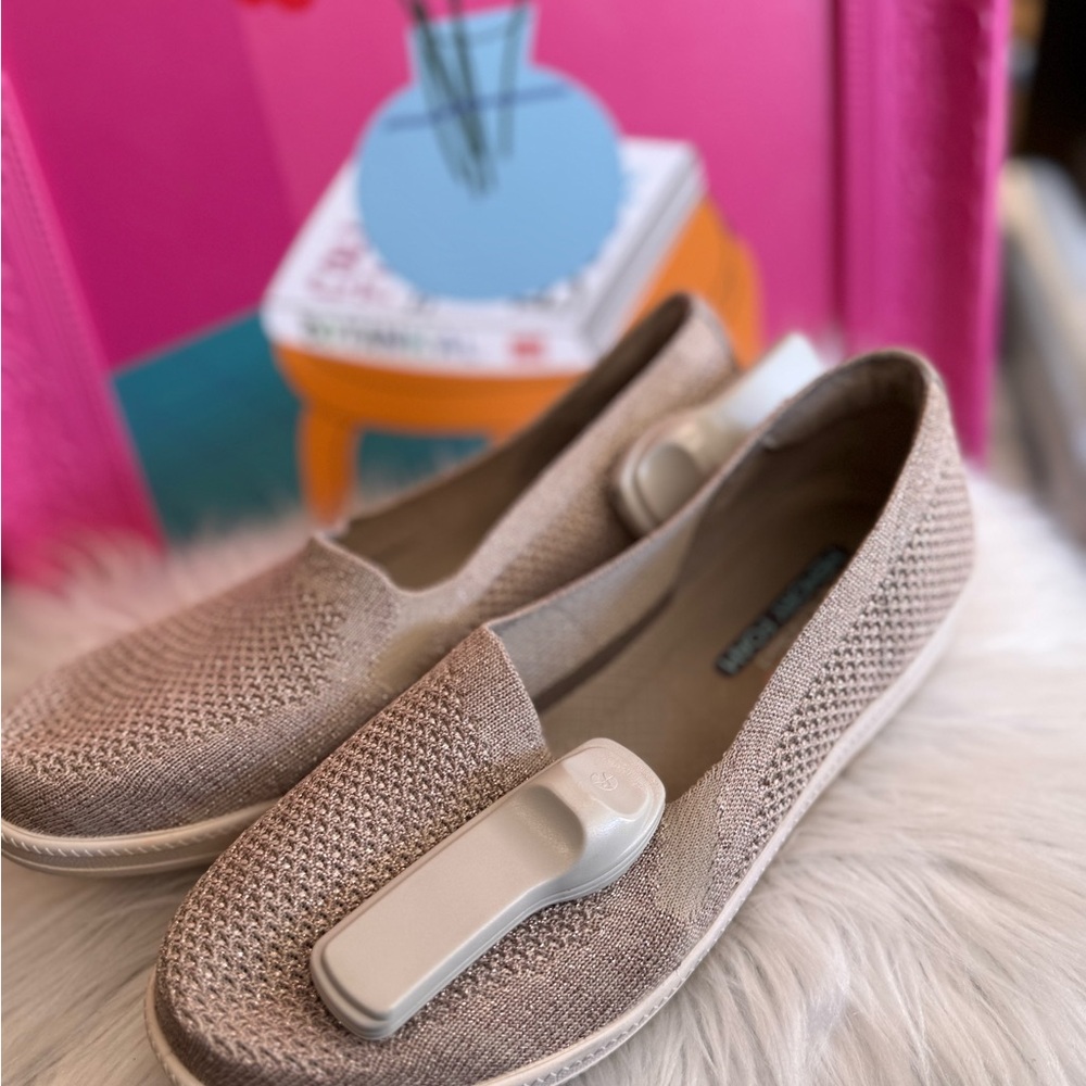 Women's Beige Slip-On Shoes